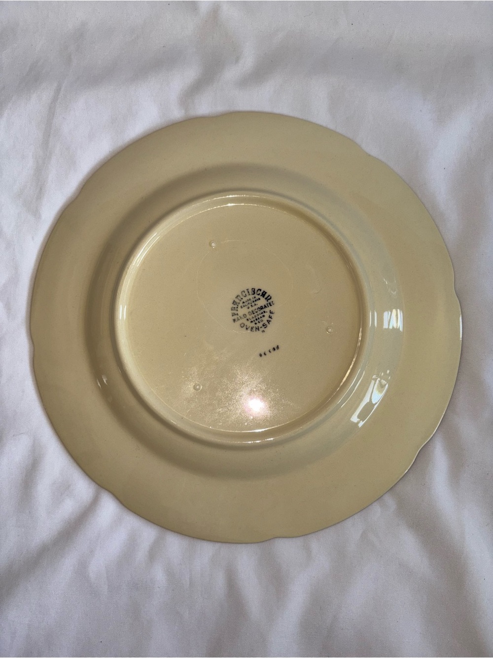 Franciscan Apple Dinner Plates Set of 3 Vintage 10.5” Hand Painted USA - Picture 3 of 7